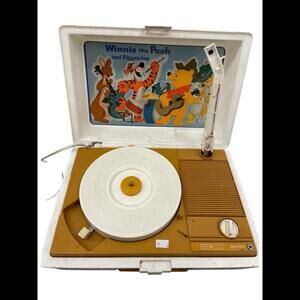 Sears fisher price vintage turntable Winnie the Pooh Tiger 70’s (untested)